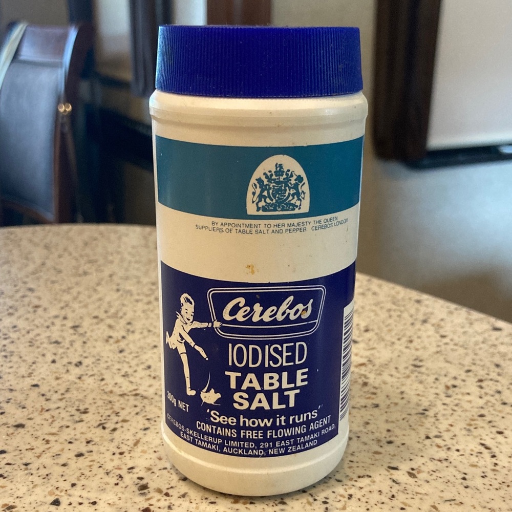 Vintage, collectors item, 1970’s - UK purchased,Iodised Table Salt -